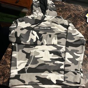 Hollister Camo Hoodie Mens XS